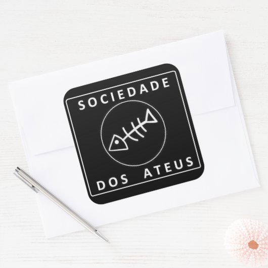 Sociedade Dos Ateus スクエアシール (封筒)