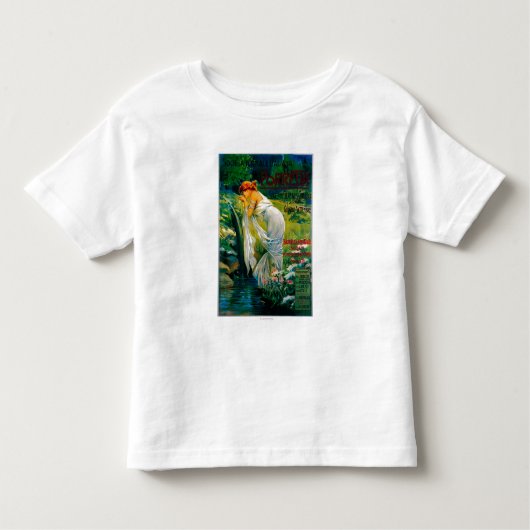 Societa Termale ItalianaのヴィンテージPosterEurope トドラーTシャツ (正面)