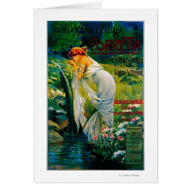 Societa Termale ItalianaヴィンテージポスターEurope (正面)