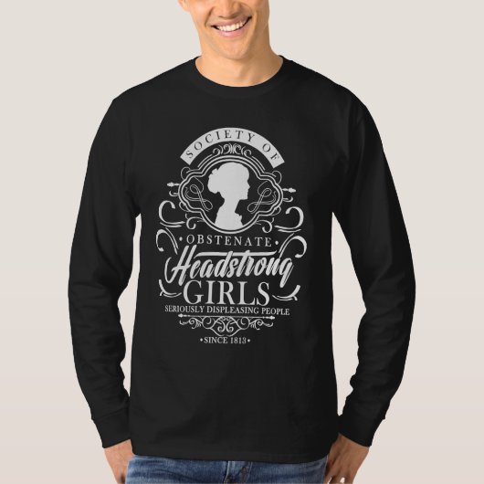 Society Obstinate Headstrong Girls Bookworm Noveli Tシャツ (正面)