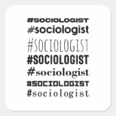 #Sociologist スクエアシール (正面)
