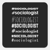 #Sociologist スクエアシール (正面)