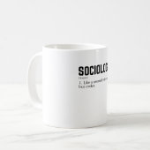 Sociology Like a normal science but cooler コーヒーマグカップ (正面左)