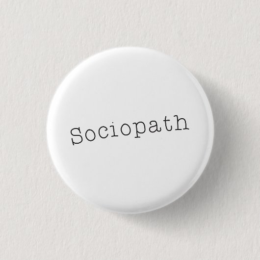 Sociopath 缶バッジ (正面)