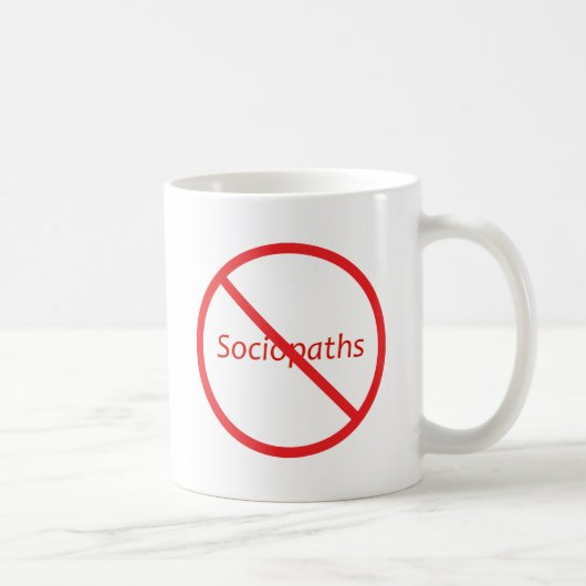 Sociopaths無し! コーヒーマグカップ (右)