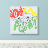 SOCK BAM POWバットマンとロビン キャンバスプリント (インサイチュ (ウッドフロア))