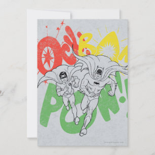 SOCK BAM POWバットマンとロビン 招待状