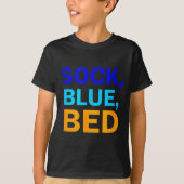 Sock Blue Bed _ Awesome Sock Blue Bed  Tシャツ (正面)