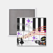 Sock Hop Nostalgia...50年代を思い出す マグネット (正面/裏面)