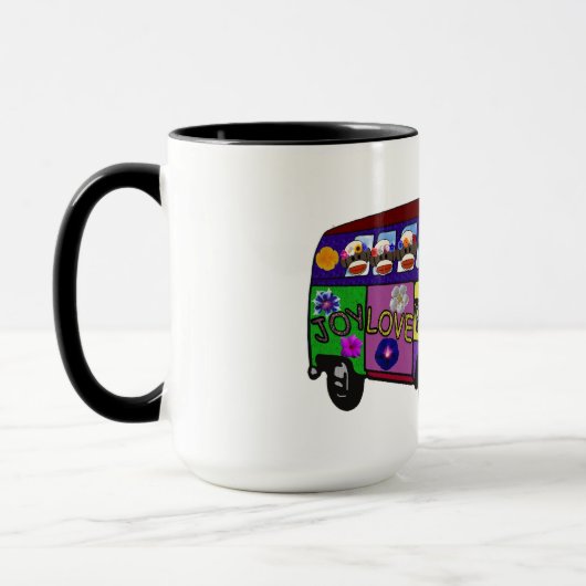 Sock Money Peace Bus Mug マグカップ (左)