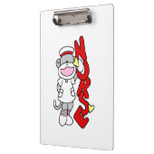 Sock Monkeyナースクリップボード クリップボード (左)