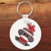 Sock Monkey商品のギフト キーホルダー (正面)