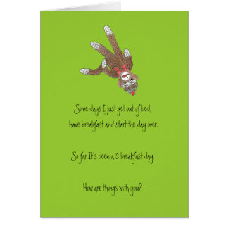 Sock Monkey 空白の InsideCard