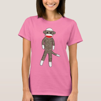 Sock Monkey by lil kolohe Jessica Tシャツ