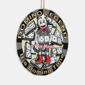 Sock Monkey Domino legend セラミックオーナメント (右)
