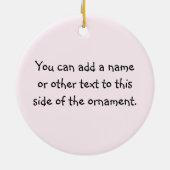 Sock Monkey I love看護Tシャツ&ギフト セラミックオーナメント (裏面)