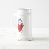 Sock Monkey I love看護Tシャツ&ギフト ビールジョッキ (正面左)