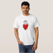 Sock Monkey I love看護Tシャツ&ギフト Tシャツ (正面フル)