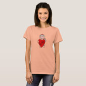 Sock Monkey I love看護Tシャツ&ギフト Tシャツ (正面フル)