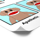 Sock Monkey Moodsポスター ポスター (角)