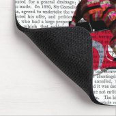 Sock Monkey on Moped マウスパッド (コーナー)