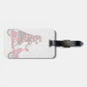 Sock Monkey on Moped ラゲッジタグ (裏面横)