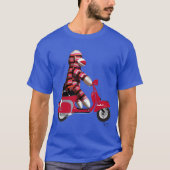 Sock Monkey on Moped Tシャツ (正面)