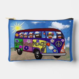 Sock Monkey Peace Bus アクセサリーポーチ