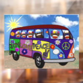 Sock Monkey Peace Bus ウィンドウサイン (シート2)