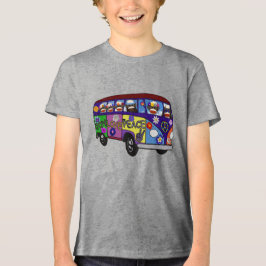 Sock Monkey Peace Bus  トライブレンドＴシャツ