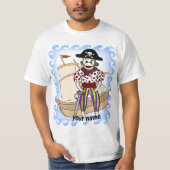 Sock Monkey Pirate Tシャツ (正面)
