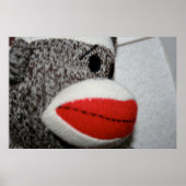 Sock Monkey Print ポスター (正面)
