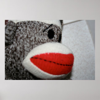 Sock Monkey Print ポスター
