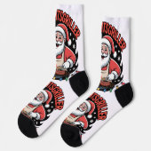 Socken mit Weihnachtsmotiv ソックス (左)