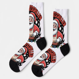Socken mit Weihnachtsmotiv ソックス