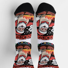Socken mit Weihnachtsmotiv ソックス