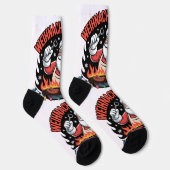 Socken mit Weihnachtsmotiv ソックス (右)