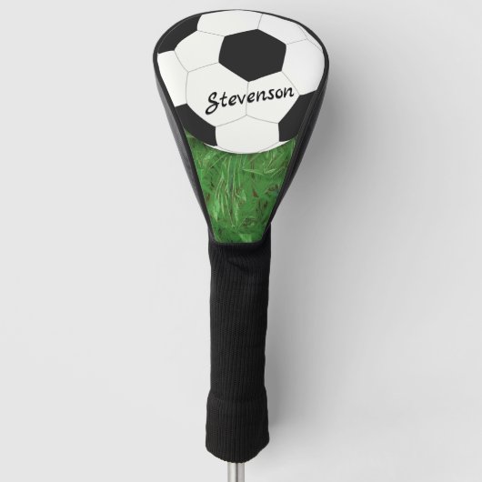Socker FootBallスポーツが初期化されました ゴルフヘッドカバー (正面)