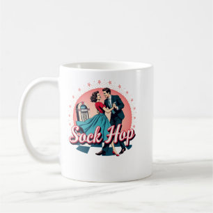 Sockhop 50sダンスレトロカップル画像 コーヒーマグカップ