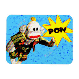 SockMonkeyすごい Hero マグネット