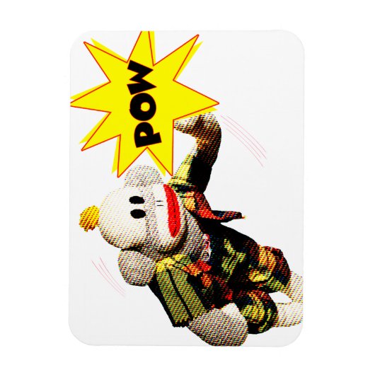 SockMonkeyすごい Hero マグネット (縦)