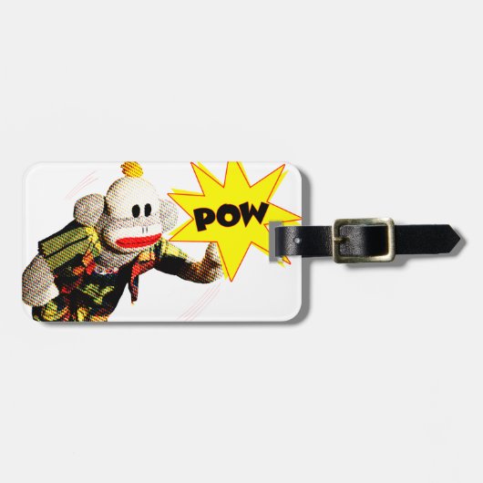 SockMonkeyの極度の英雄 ラゲッジタグ (正面横)
