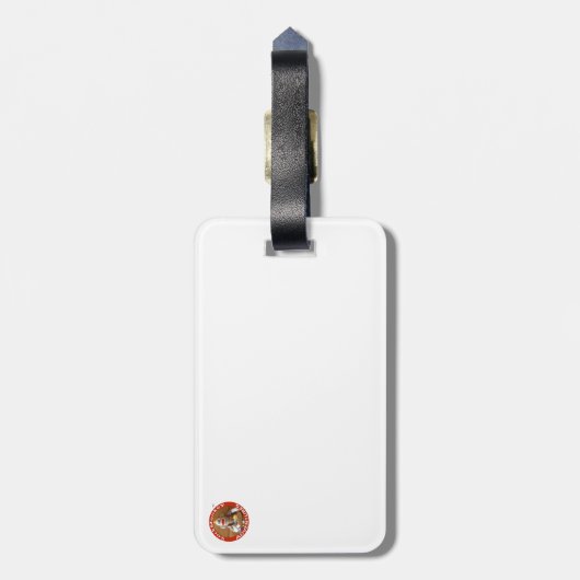 SockMonkeyの極度の英雄 ラゲッジタグ (裏面縦)