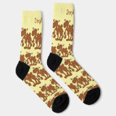Socks Bactrian Camel Design ソックス (右)