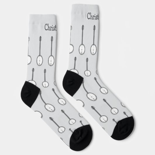 Socks Banjo Design ソックス (右)
