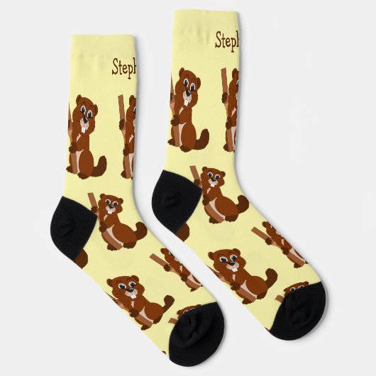 Socks Beaver Design ソックス (右)