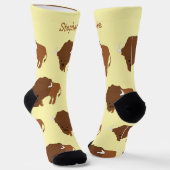Socks Bison Design ソックス (傾斜あり)