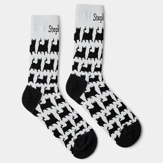 Socks Black Bull Design ソックス (右)