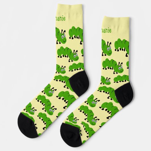 Socks Caterpillar Design ソックス (左)