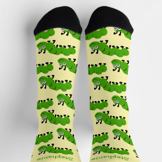 Socks Caterpillar Design ソックス (上部)